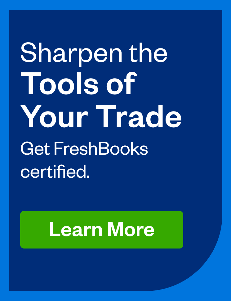 FreshBooks Accounting Partner Program ad